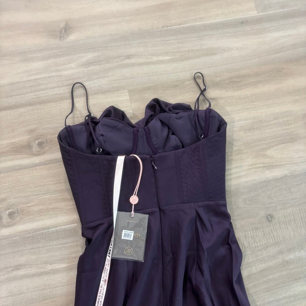 NWT House of CB Charmaine Night Shade Corset Maxi Dress Women Size Medium - Picture 9 of 9